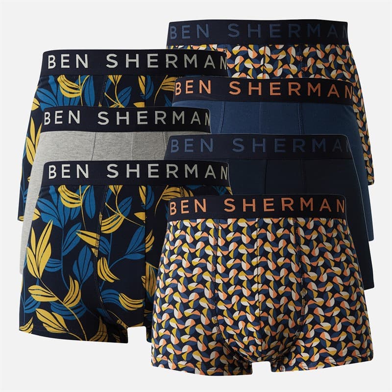 Ben Sherman Heren Alberto Boxershorts Meerkleurig - Afbeelding 1