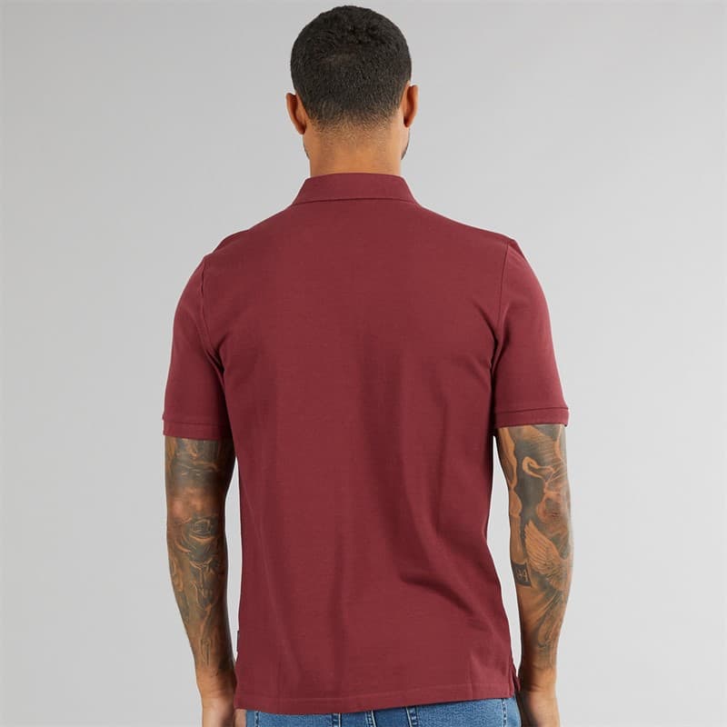 Ben Sherman Heren House Mod Polo Wijn - Afbeelding 2