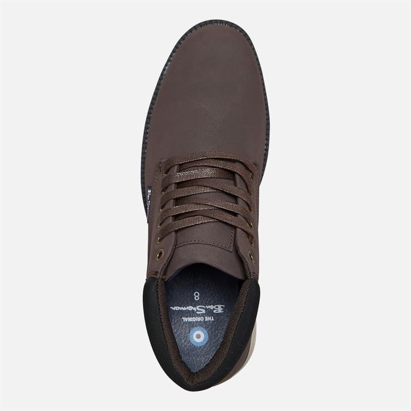Ben Sherman Heren Carlton Chukka Boots Bruin / Zwart - Afbeelding 4