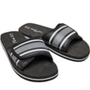 Brave Soul Heren Mateo Slippers Zwart/Grijs/Wit