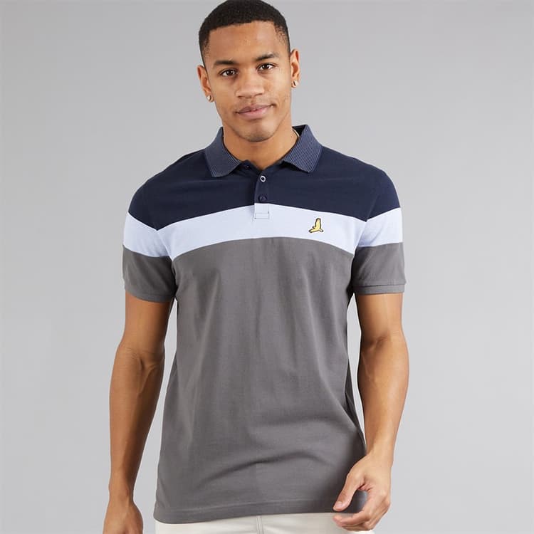 Brave Soul Heren Miguel Polo Shirt Dark Navy