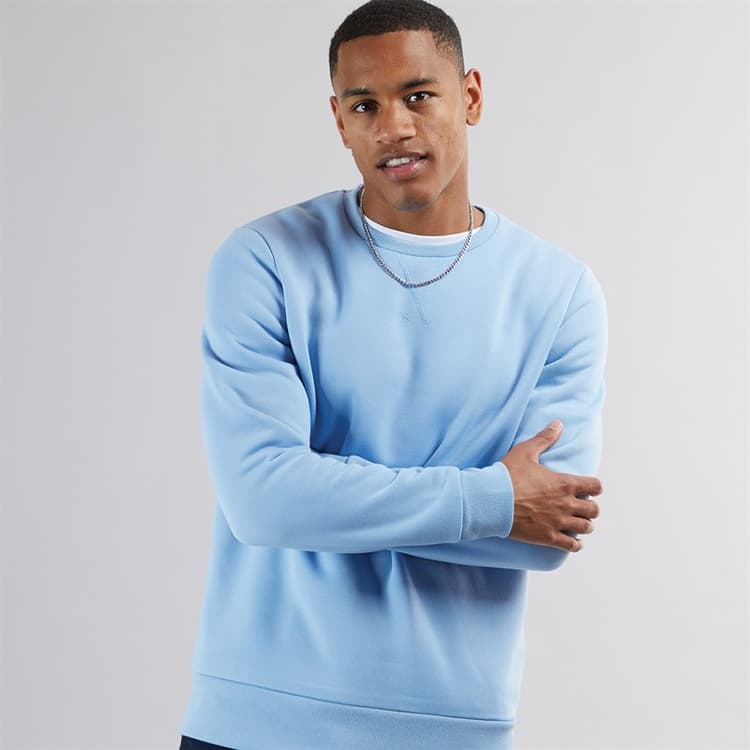 Brave Soul Sweatshirt met ronde hals Arctic Blue heren
