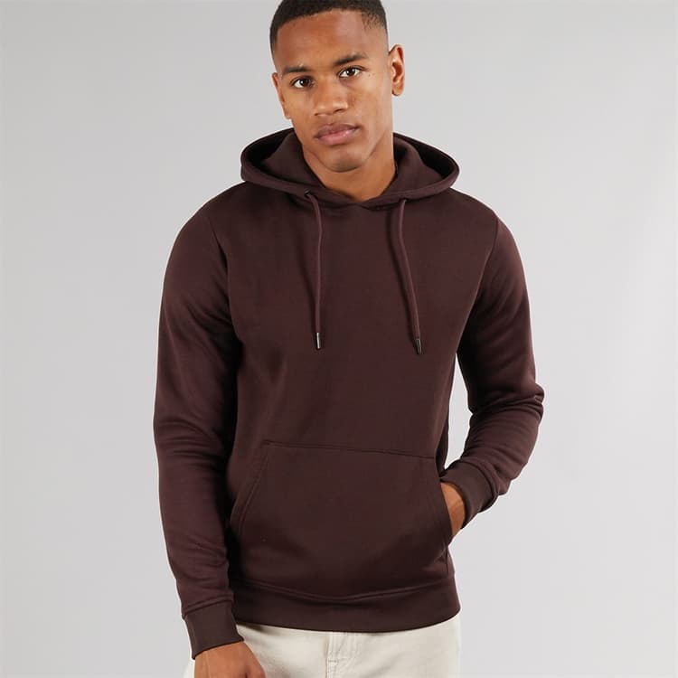Brave Soul Hoodie Heren Bordeaux rood