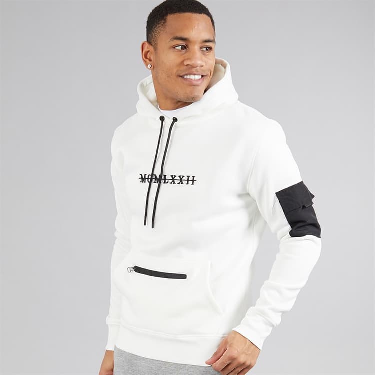 Brave Soul Hoodie crème heren