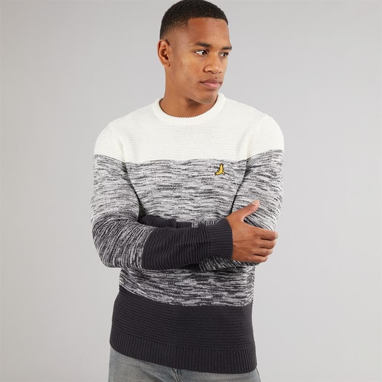 Brave Soul Heren Malik Crew Neck jumpers Multi