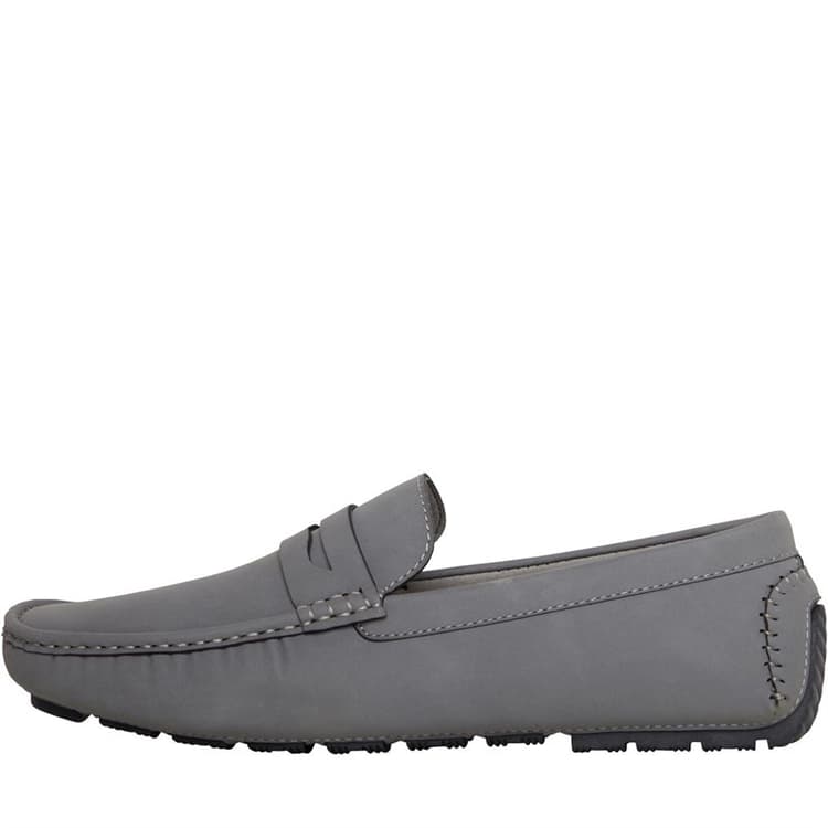 Brave Soul Herenschoenen Web Loafers Grijs