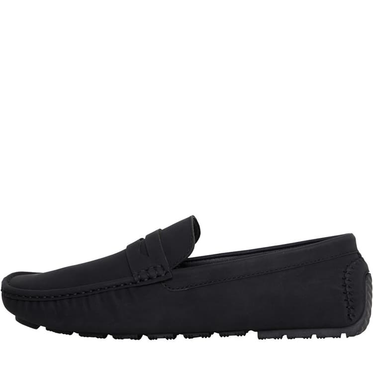 Brave Soul Herenschoenen Web Loafers Zwart