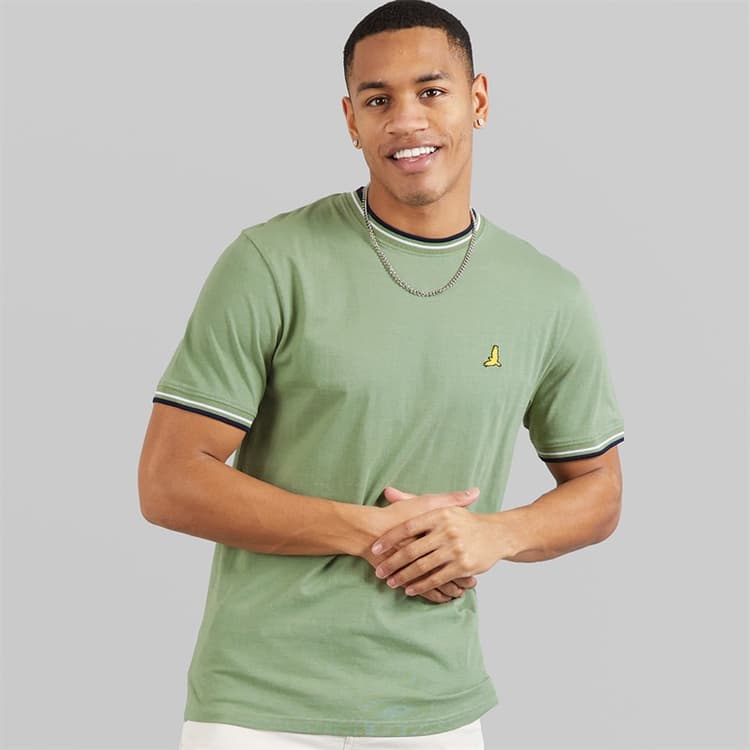 Brave Soul Heren Federerf T-shirts Meerkleurig
