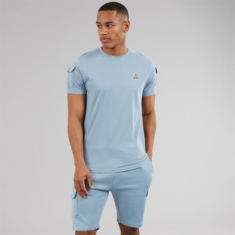Brave Soul Heren Linus Set Blauw - Afbeelding 1