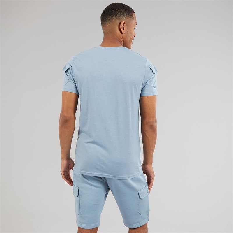 Brave Soul Heren Linus Set Blauw - Afbeelding 2