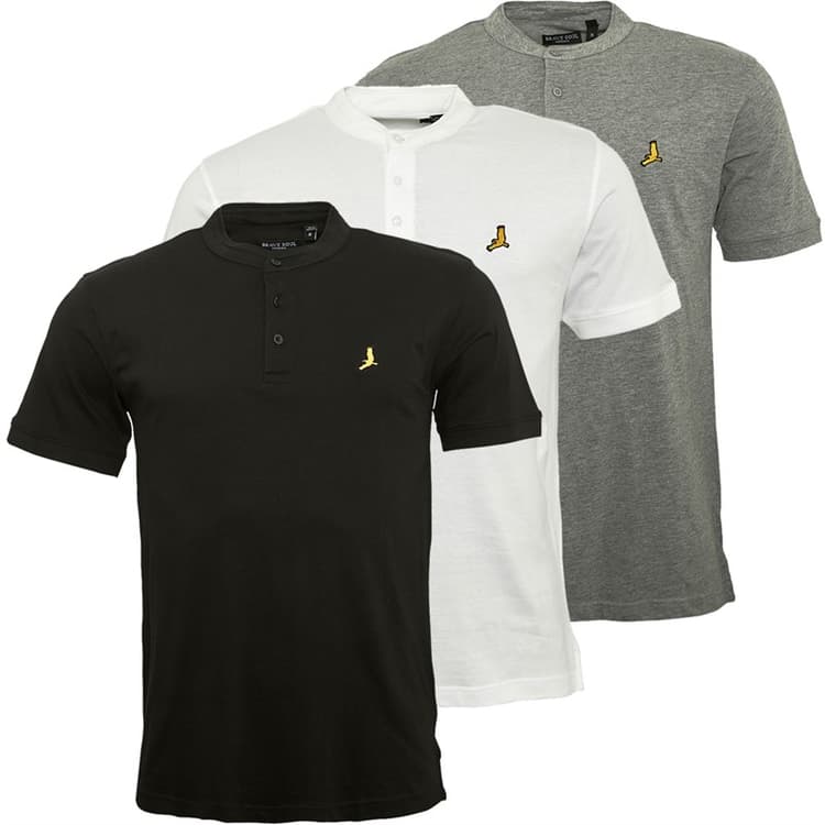 Brave Soul Heren Akari Polo’s met korte mouwen Meerkleurig