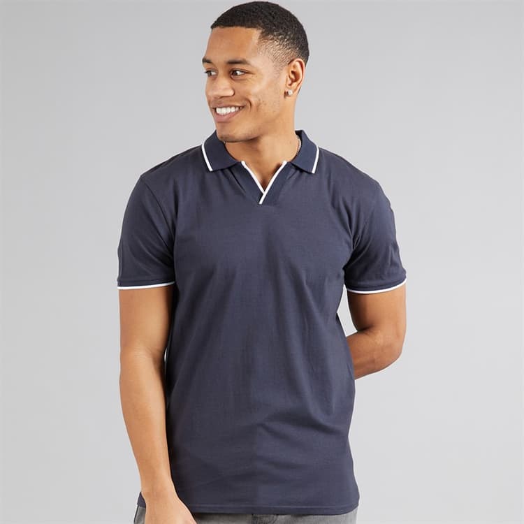 Brave Soul Heren Ferrat Polo’s met korte mouwen Meerkleurig