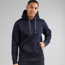 Brave Soul Heren Zoid Hoodie Marineblauw