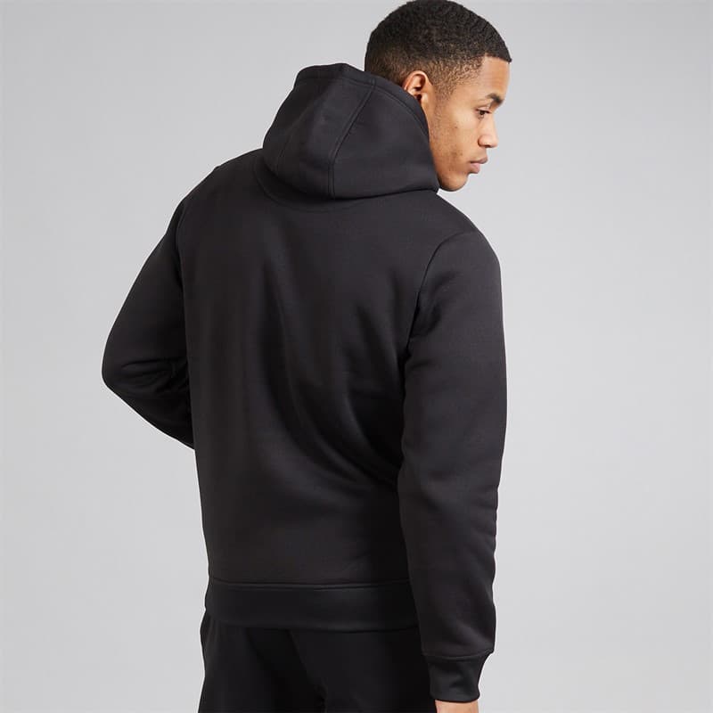 Brave Soul Heren Zoid Hoodie Jet Zwart - Afbeelding 2