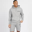Brave Soul Heren Optimise Co-ord Licht Grijze Melange/Marineblauw