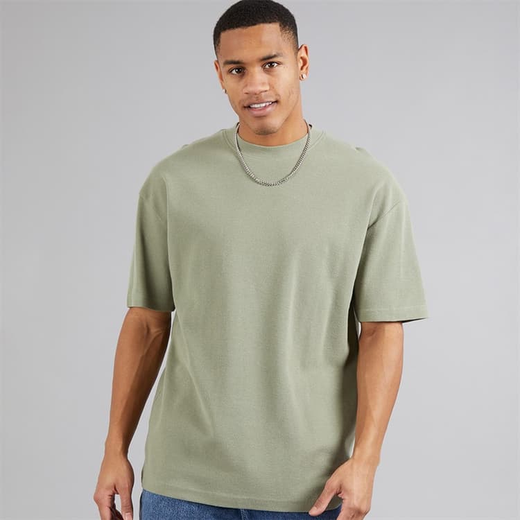 Brave Soul Heren Relaxed Fit Lao T-shirts Groen