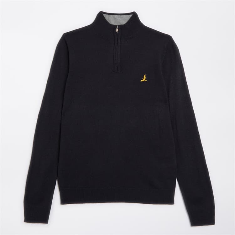 Brave Soul Jongens Quarter Zip Trui Midnight Navy