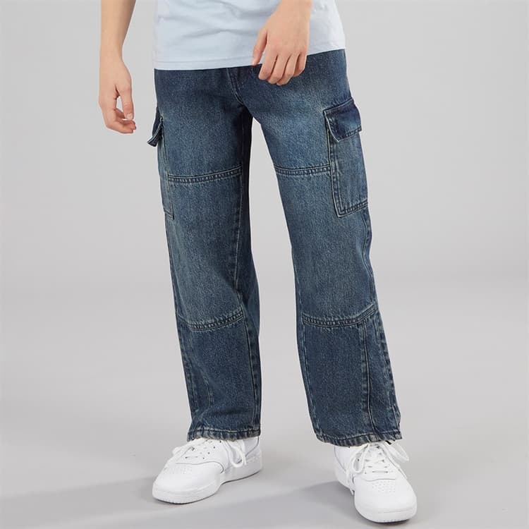 Brave Soul Jongens Losse Pasvorm Jeans Middelblauw