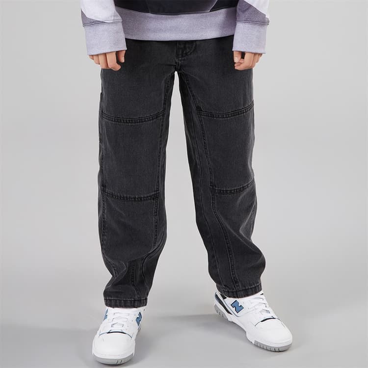 Brave Soul Jongens losse pasvorm jeans charcoal