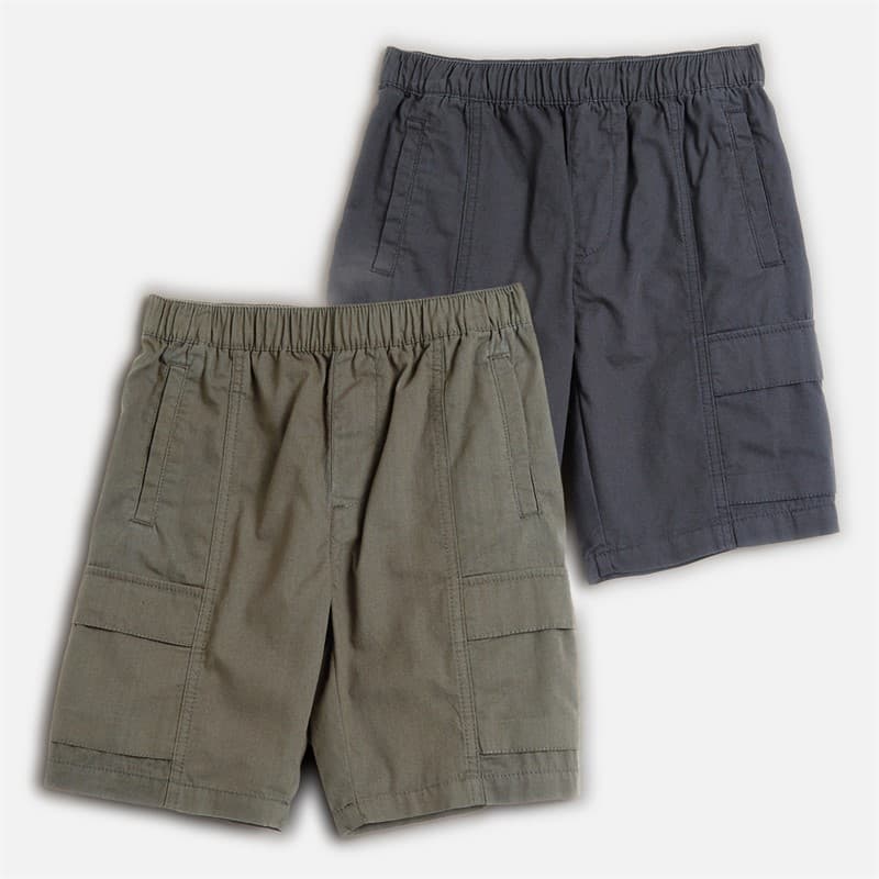 Brave Soul Jongens Set van 2 Cargo Broeken Marine/Grijs Navy / Grey - Afbeelding 1