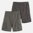 Brave Soul Jongens twee pak cargo shorts donkergrijs/marine Dark Grey / Navy