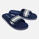 Brave Soul Heren Mateo Slippers Navy/Ecru/Wit