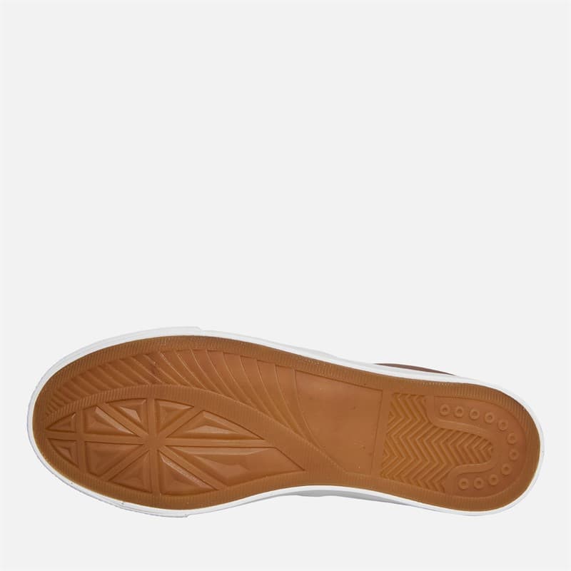 Brave Soul Dames Ster Geklokte Instappers Sneakers Rose Gold Metallic - Afbeelding 3