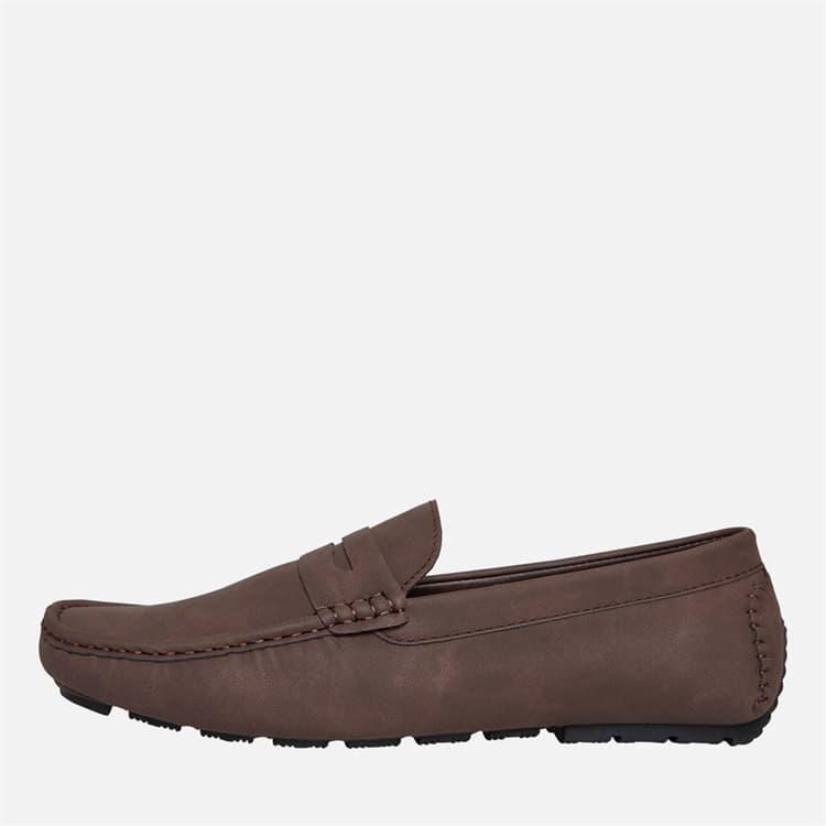Brave Soul Heren Web Loafers Tan