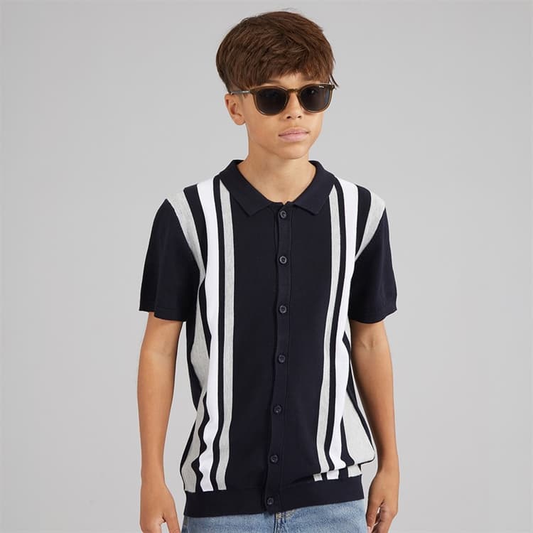 Brave Soul Jongens Woodhay Polo Shirt Navy
