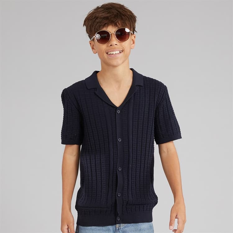 Brave Soul Jongens Seeger Poloshirt Navy