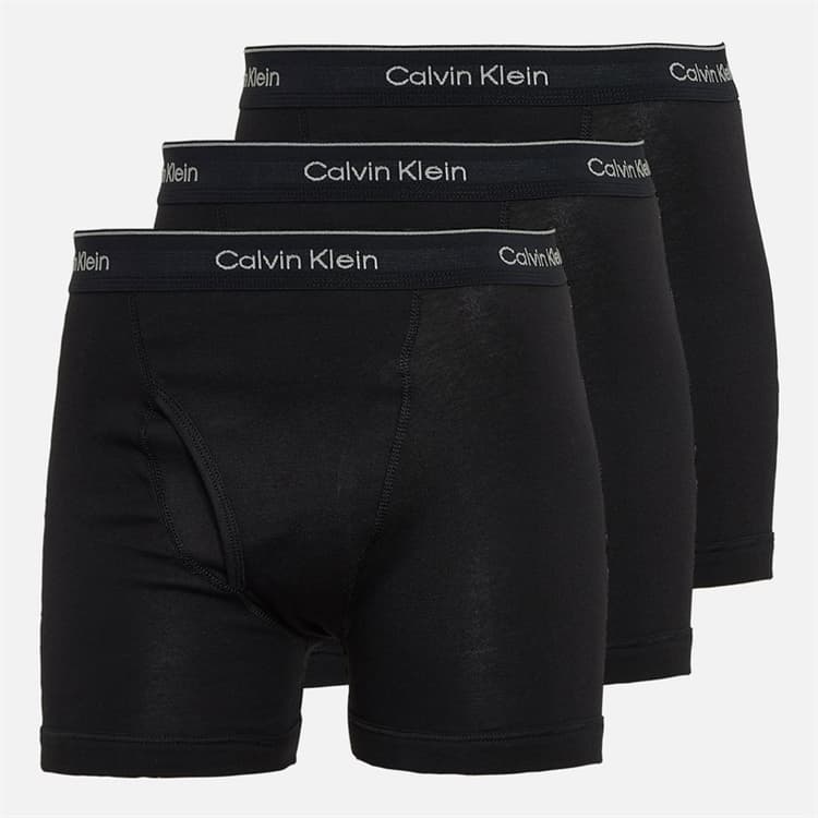 Calvin Klein Heren katoen stretch drie pak boxershorts Zwart