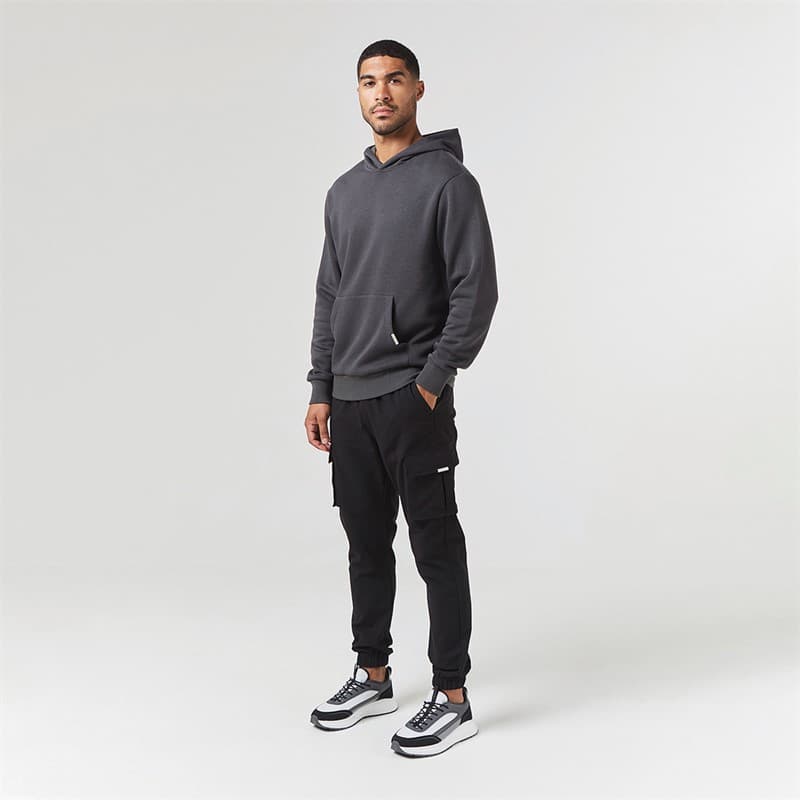 Closure London Hoodie en Cargo Broek Set Heren Antraciet/Zwart - Afbeelding 2