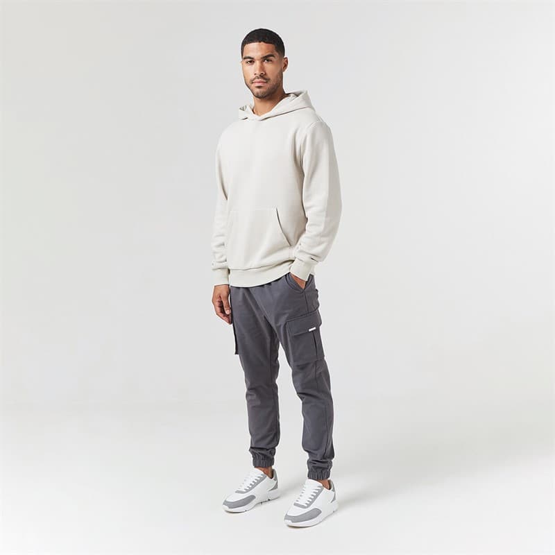 Closure London Hoodie en Cargo Broek Set Heren Steen/Antraciet - Afbeelding 2