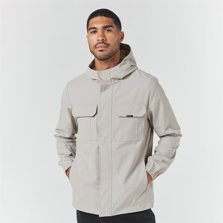 Closure London Jas voor Heren Premium Ripstop Steen