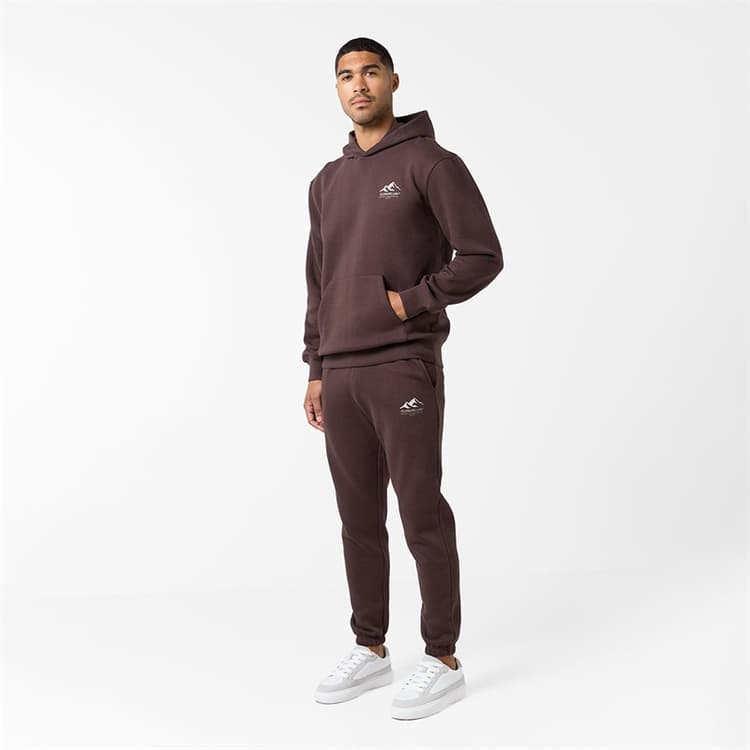 Closure London Heren Berg Silhouet Trainingspak Bruin/Stone