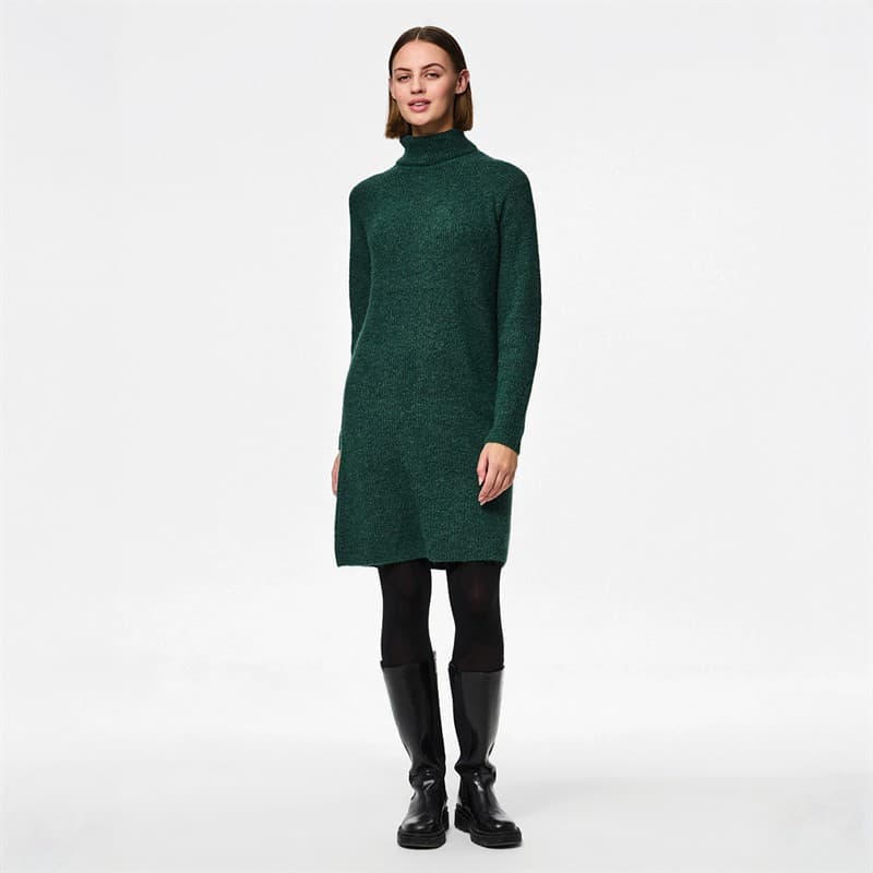 Pieces Dames Ellen Jurken Groen - Afbeelding 4