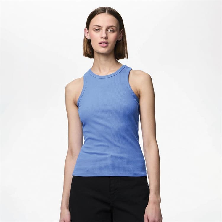 Pieces Dames Ruka Boxer Tank Top Frans Blauw