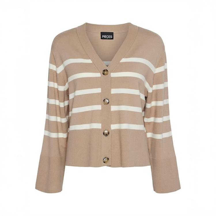 Pieces Dames Sia Vest Silver Mink