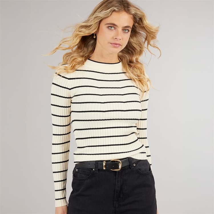 Pieces Dames Crista O hals gebreide trui Birch