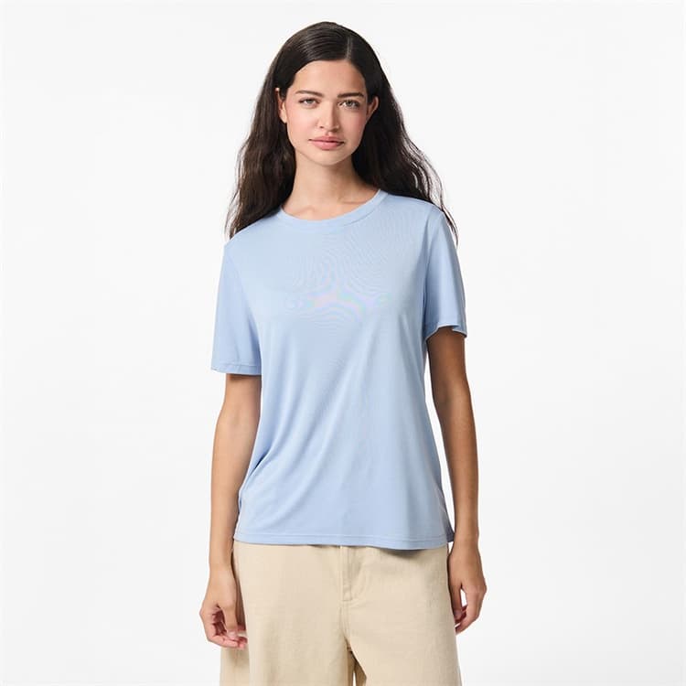Pieces Dames Anora T-shirt Cashmere Blue