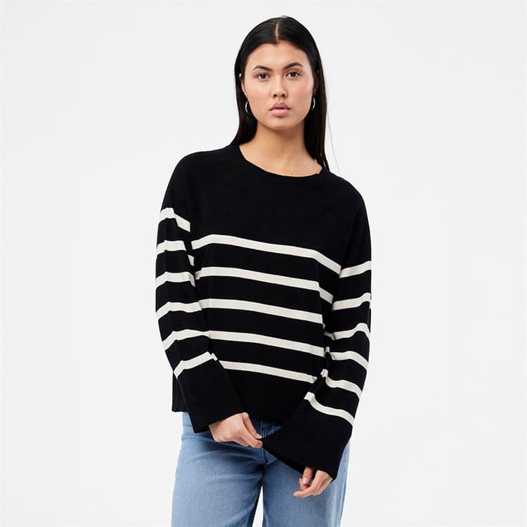 Pieces Dames Sia Trui Zwart