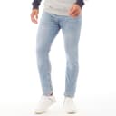 Crosshatch Heren Buraca Slim Jeans Gewassen Blauw
