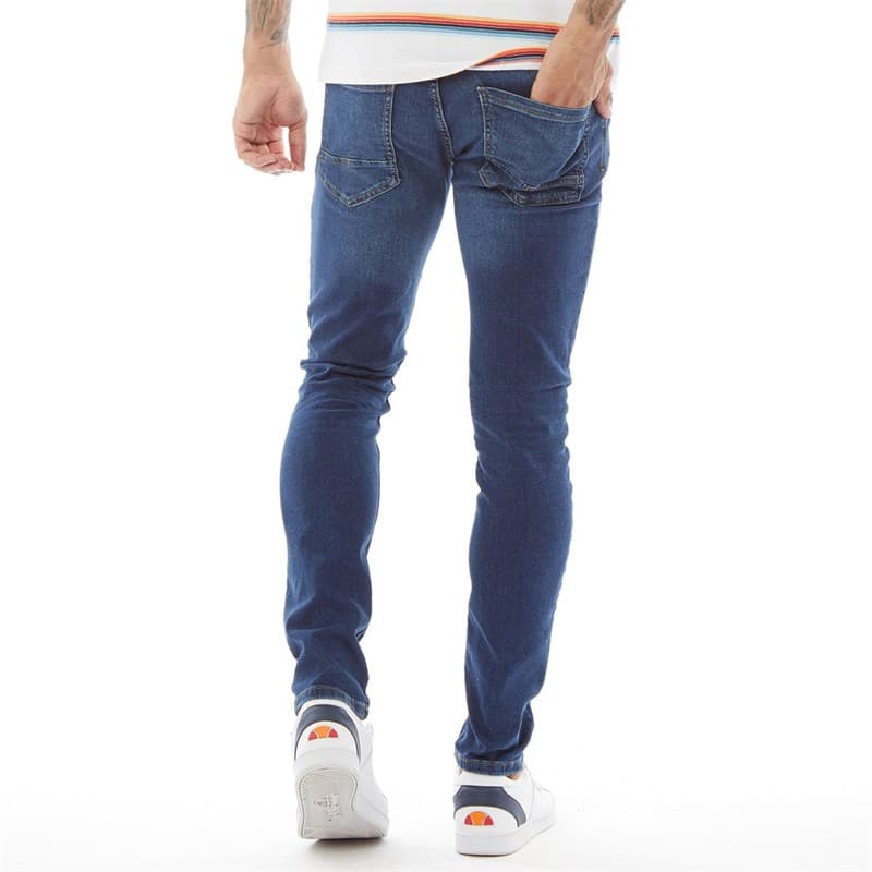 Crosshatch Heren Buraca Slim Fit Jeans Stonewash - Afbeelding 2