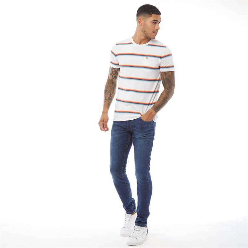 Crosshatch Heren Buraca Slim Fit Jeans Stonewash - Afbeelding 3