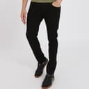 Crosshatch Heren Buraca Skinny Jeans Zwart