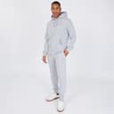 Crosshatch Hoodie en Joggingbroek Set Grijs Melange Heren
