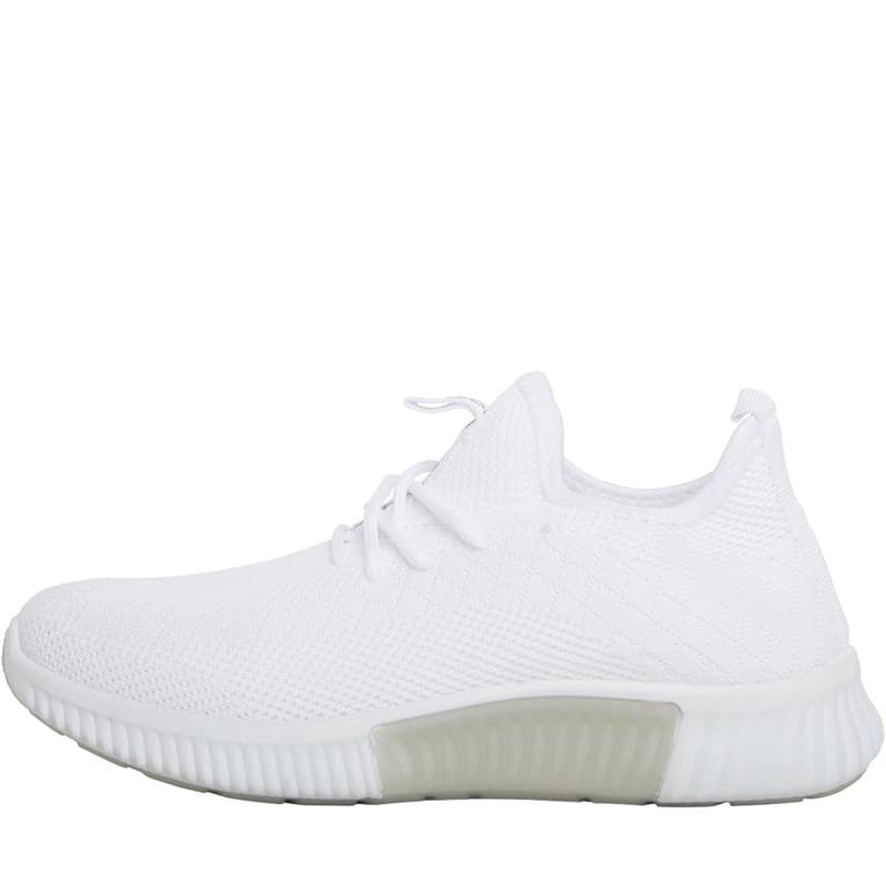 Crosshatch Jongens Rideout Sneakers Wit - Afbeelding 1