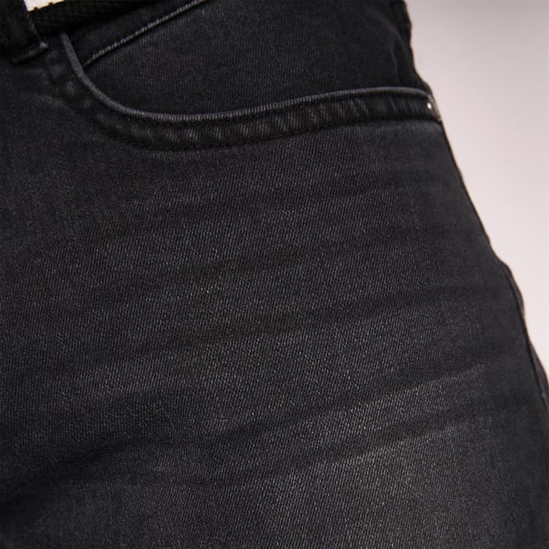 Crosshatch Heren Reesr Denim shorts Zwart - Afbeelding 3