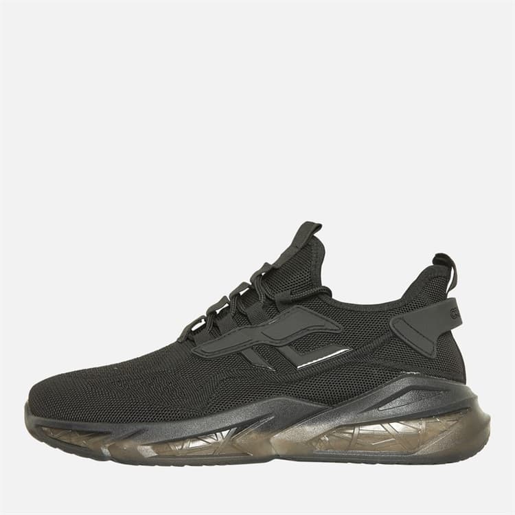 Crosshatch Heren Nantycaws Sneakers Zwart