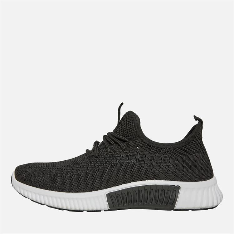 Crosshatch Jongens Rideout Sneakers Zwart